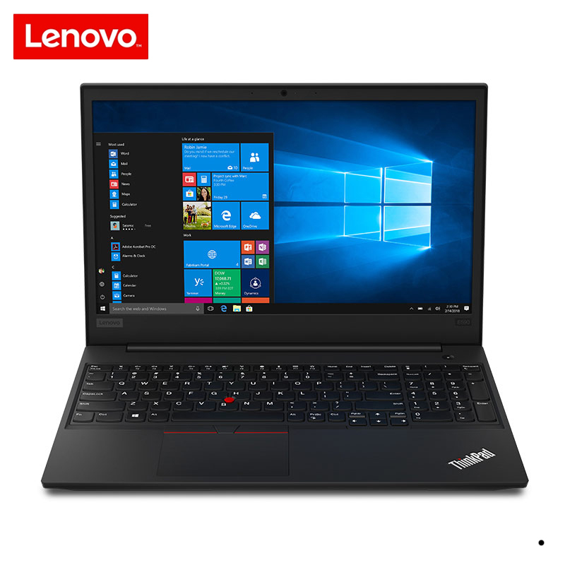 聯(lián)想（Lenovo） ThinkPad E590 15.6英寸輕薄窄邊框筆記本電腦（i7-8565U/8G/128G SSD+1T/2G獨(dú)顯/FHD）黑色(圖1)