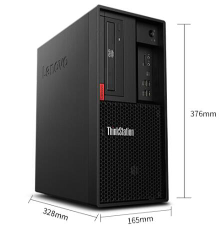 聯(lián)想（ThinkStation） P330大機箱 圖形臺式工作站主機 視頻編輯 多屏主機 (圖1)